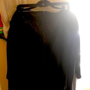 Trac brand fake black snakeskin strapless tight mini dress no size tag